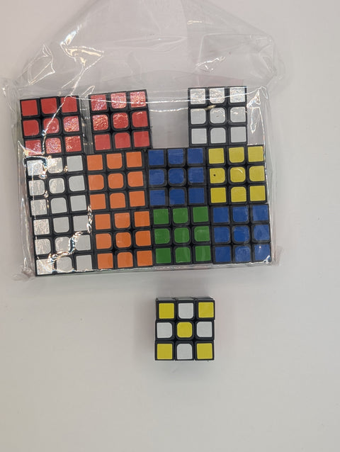 Pack of 12 mini 3x3 cubes from speedcubing.org (UK STOCK)