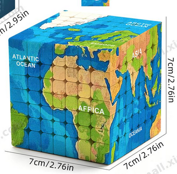 Ziina 7x7 World Map cube - UK STOCK (speedcubing.org)