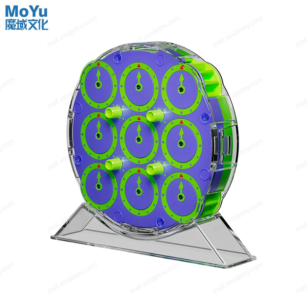 MoYu WeiLong Clock (Magnetic) — Electric Purple