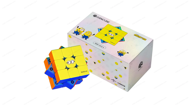 GAN i Carry 4 UV Minions Limited Edition Smart Cube | speedcubing.org UK STOCK