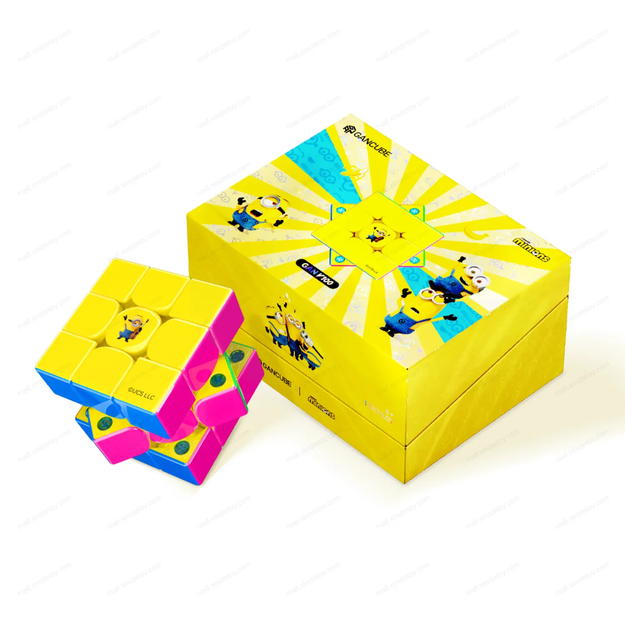 GAN V100 Maglev UV Minions Limited Edition | speedcubing.org UK STOCK