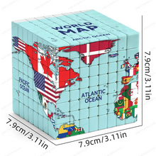 Ziina Star Flag World Map 8x8 Cube | speedcubing.org (UK STOCK)