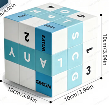 Ziina Star Big Calendar 3x3 (10CM) | Large Calendar Cube | speedcubing.org