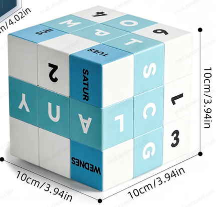 Ziina Star Big Calendar 3x3 (10CM) | Large Calendar Cube | speedcubing.org