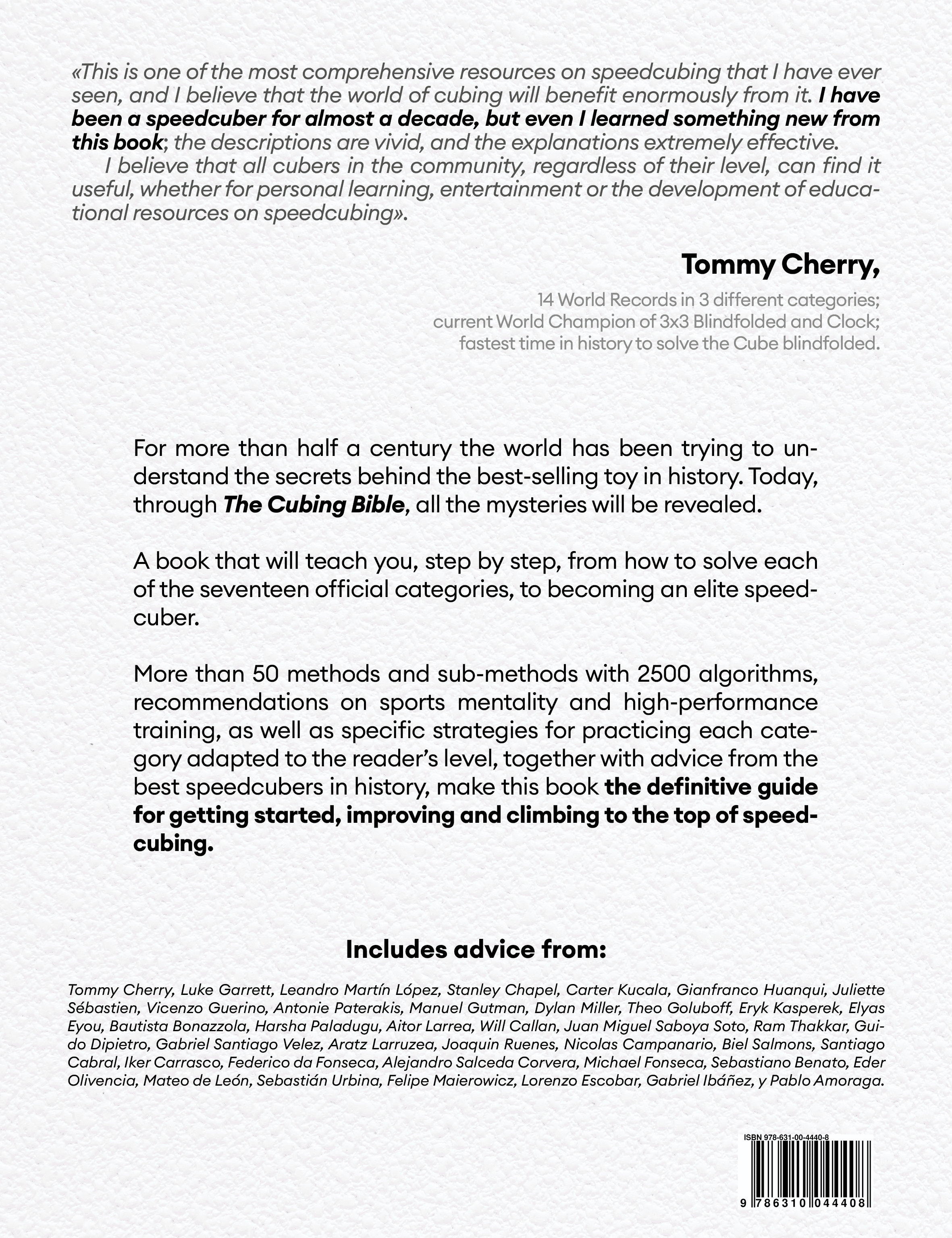 The Cubing Bible: The definitive guide to Speedcubing (From 0 to 100 in every Category)