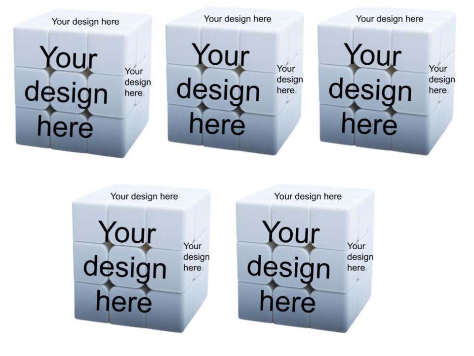 Custom Printed 3x3 Speedcubes – Choose Your Quantity