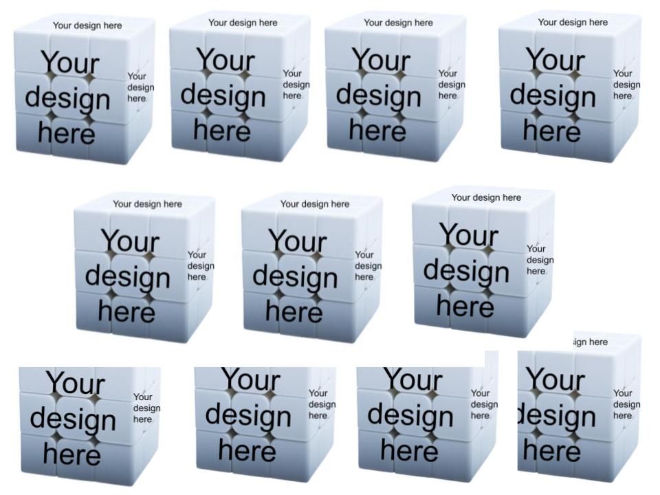 Custom Printed 3x3 Speedcubes – Choose Your Quantity