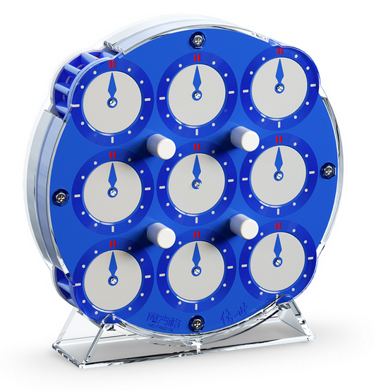 QiYi Magnetic Clock (blue) from speedcubing.org (UK STOCK)