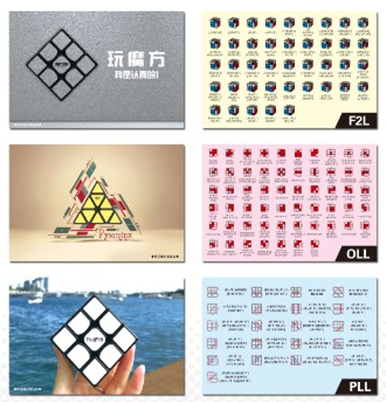QiYi CFOP Method Cards from speedcubing.org (UK STOCK)