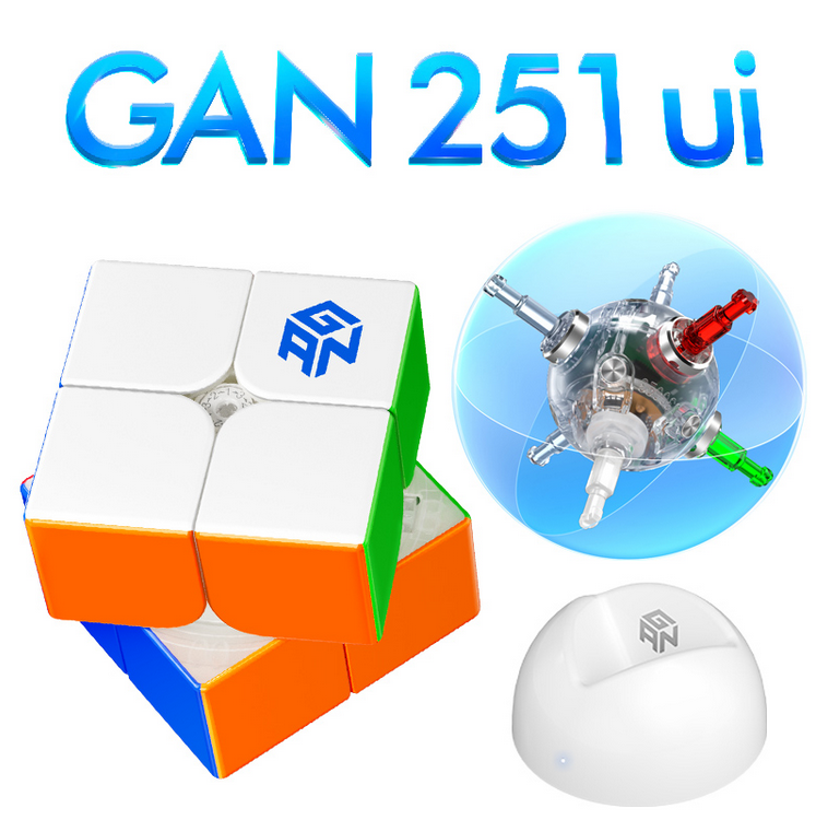 GAN 251 UI 2x2 Smart Cube UV | speedcubing.org | UK STOCK