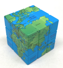 World map 3x3 (with country outlines) from speedcubing.org (UK STOCK)