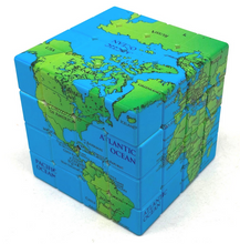 World map 4x4 (with country outlines) from speedcubing.org (UK STOCK)