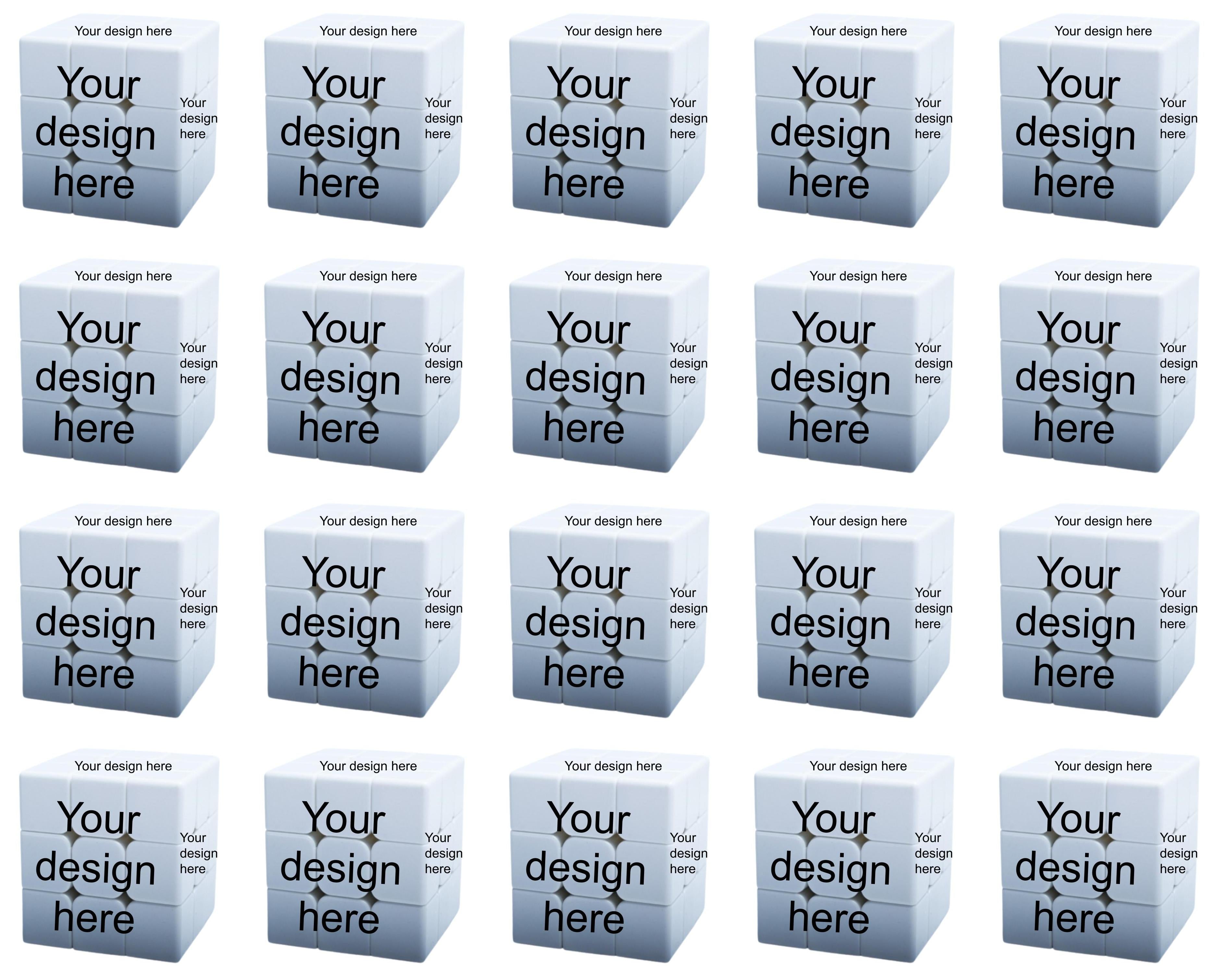 Custom Printed 3x3 Speedcubes – Choose Your Quantity