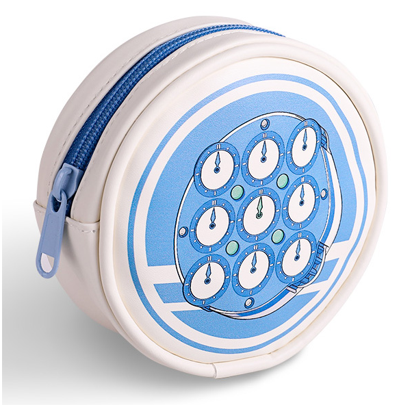 QiYi Clock Pouch - Blue | Premium Clock Puzzle Case | speedcubing.org
