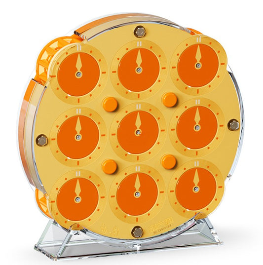QiYi Magnetic Clock LE Orange - Limited Edition Clock | speedcubing.org