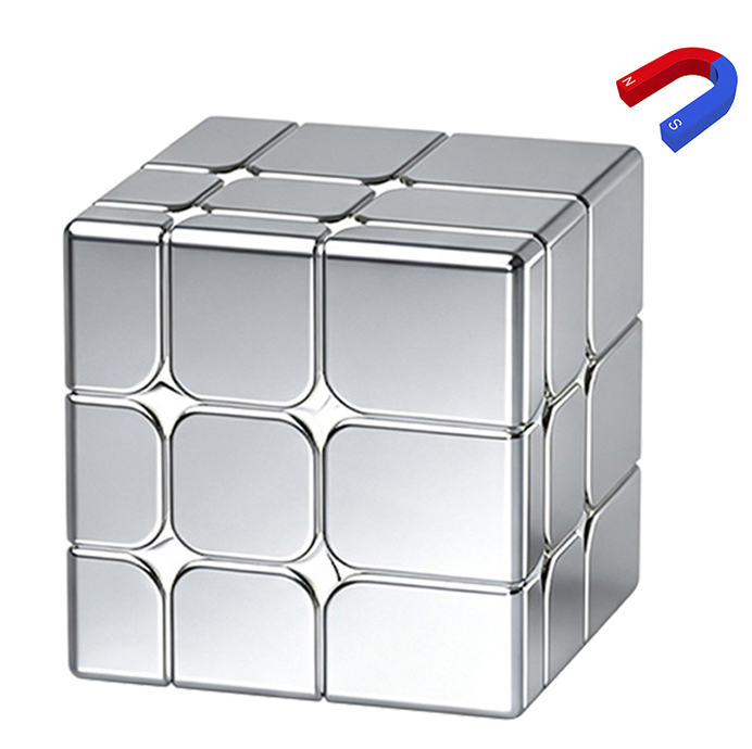 ShengShou Metallic Mirror Cube M – Magnetic Silver speedcubing.org UK