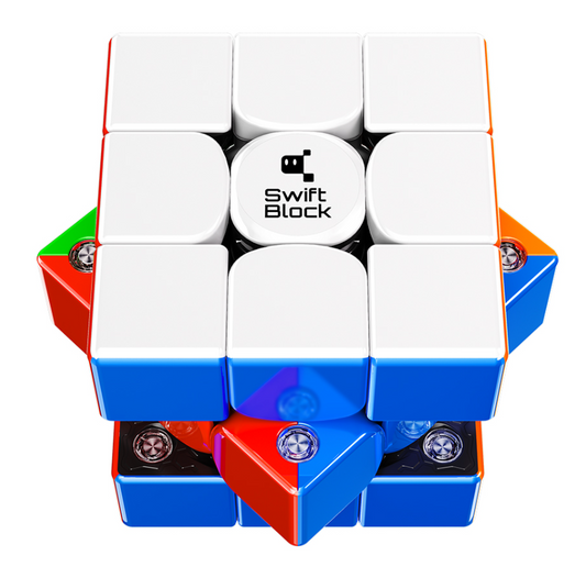 GAN SwiftBlock Super Maglev 3x3 Speed Cube | UV Coated - UK STOCK