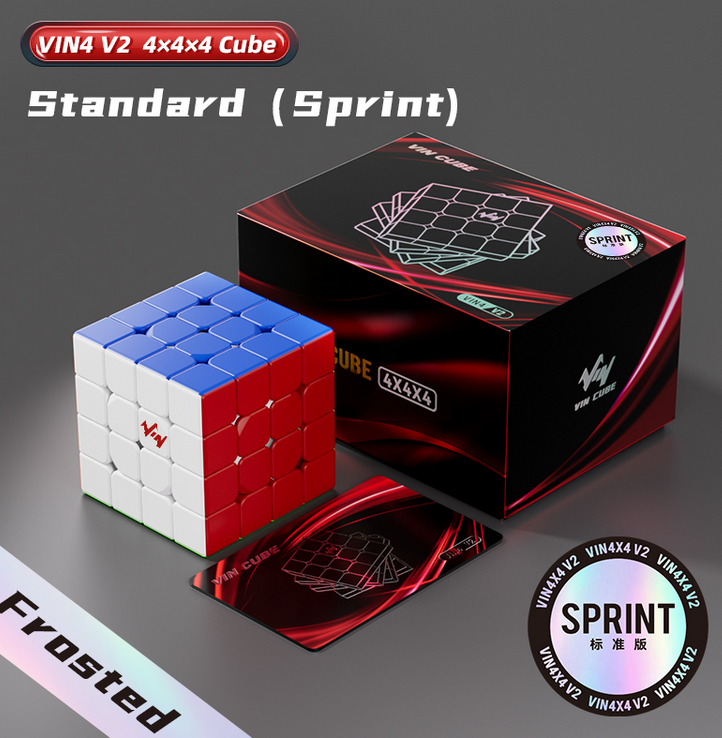 Vin 4x4 V2 Sprint | Compact 58mm Magnetic 4×4 Speedcube