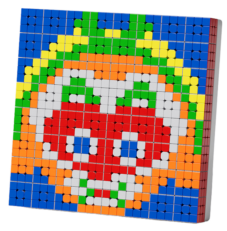 YJ Mosaic 3×3 Cube Set – 64 Cubes (8×8)