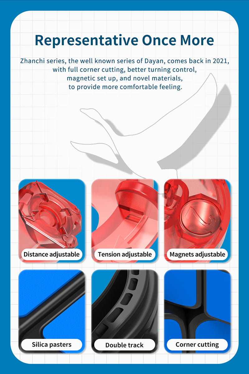 DaYan Zhanchi Pro M 3x3x3 magnetic speedcube UK STOCK | speedcubing.or…
