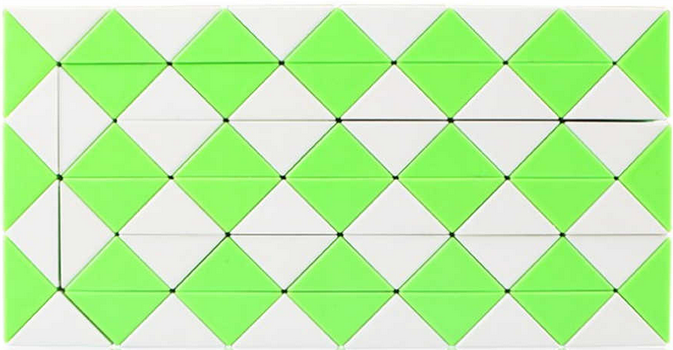 QiYi 72 piece magic snake - green