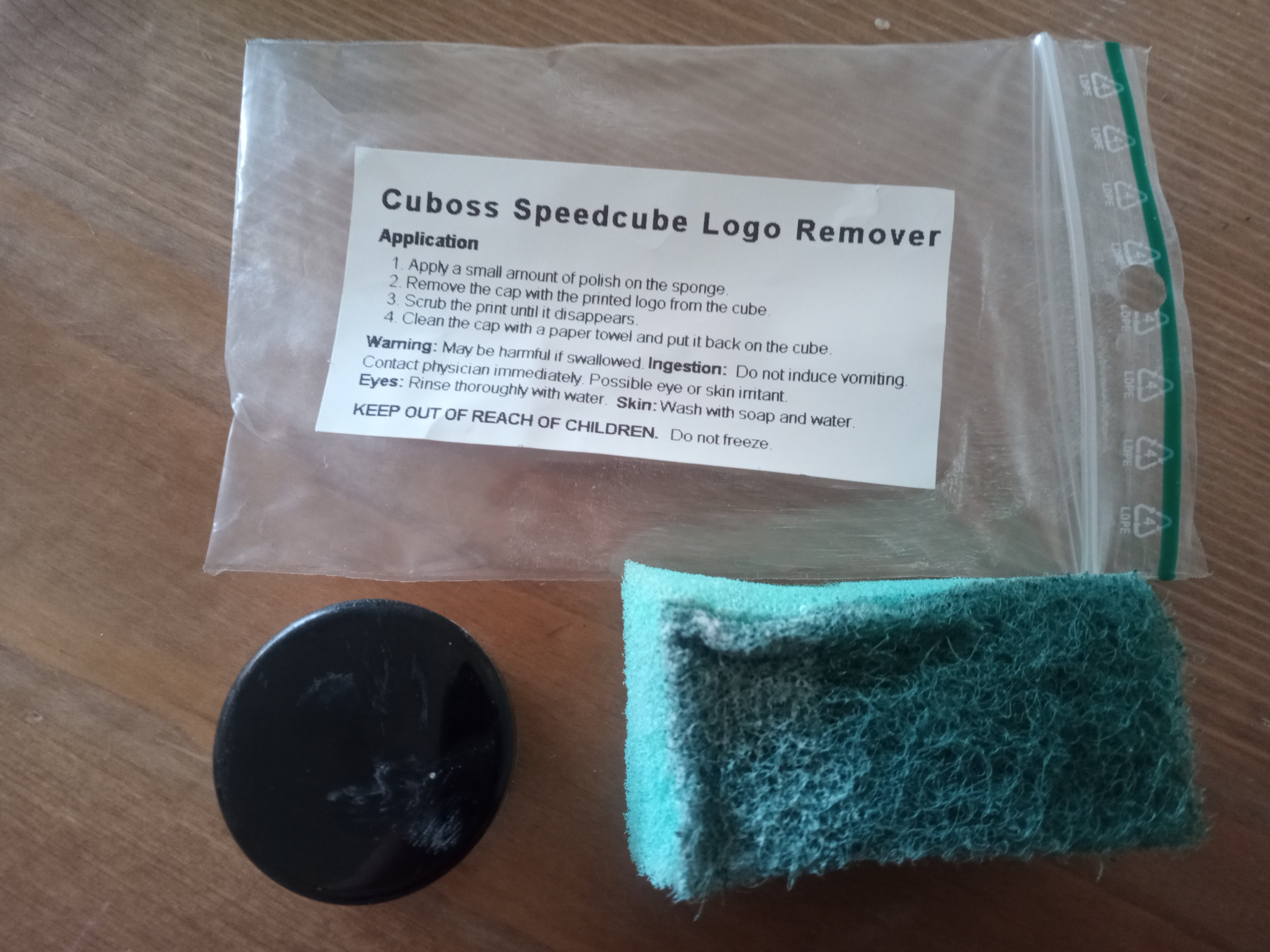 Cuboss speedcube logo remover