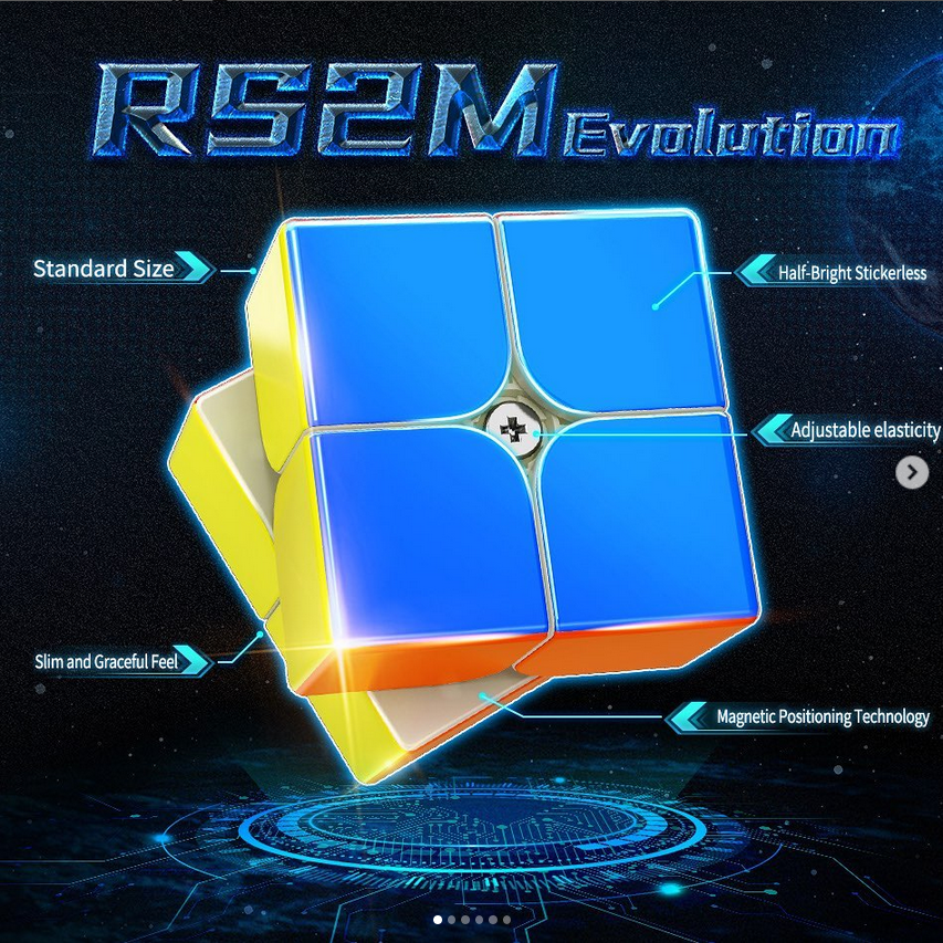 MoYu RS2M Evolution magnetic 2x2x2 speedcube UK STOCK |speedcubing.org