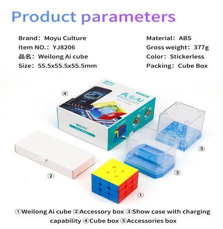 MoYu WeiLong AI Smart Cube speedcube puzzle UK STOCK | speedcubing.org