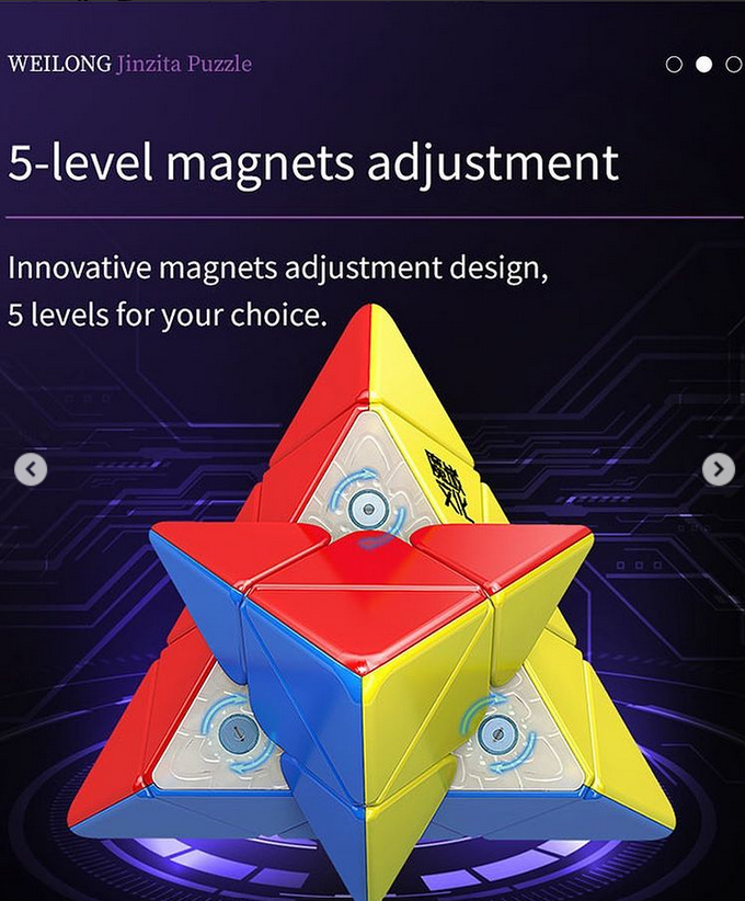MoYu WeiLong Pyraminx magnetic from speedcubing.org MoYu WeiLong Pyraminx magnetic from speedcubing.org