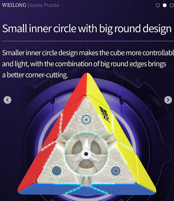 MoYu WeiLong Pyraminx magnetic puzzle toy UK STOCK | speedcubing.org