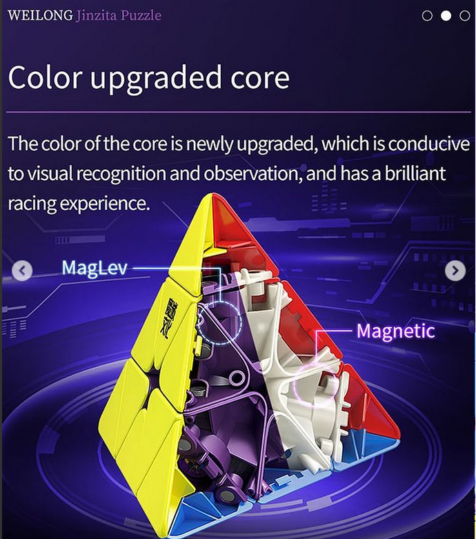 MoYu WeiLong Pyraminx magnetic puzzle toy UK STOCK | speedcubing.org